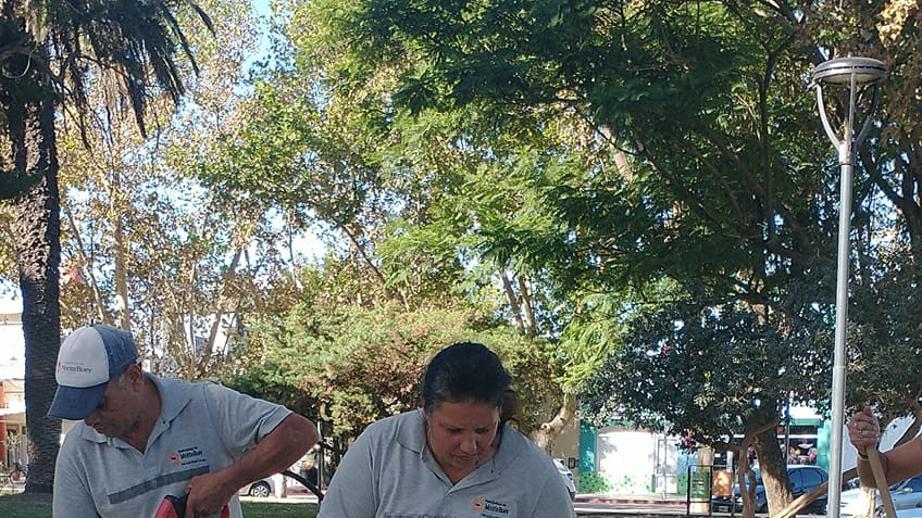 Nuestras plazas siempre limpias y ordenadas